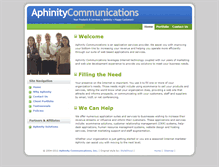 Tablet Screenshot of aphinity.com